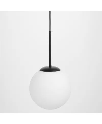 NOWOCZESNA LAMPA WISZĄCA CZARNA FREDICA D20