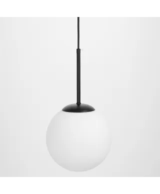 NOWOCZESNA LAMPA WISZĄCA CZARNA FREDICA D20