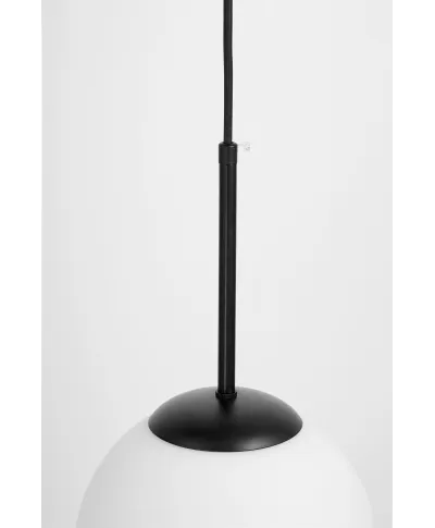 NOWOCZESNA LAMPA WISZĄCA CZARNA FREDICA D20