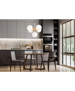 NOWOCZESNA LAMPA WISZĄCA ZŁOTA STELVIO W5