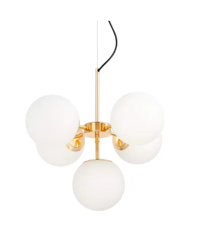 NOWOCZESNA LAMPA WISZĄCA ZŁOTA STELVIO W5