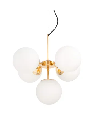 NOWOCZESNA LAMPA WISZĄCA ZŁOTA STELVIO W5