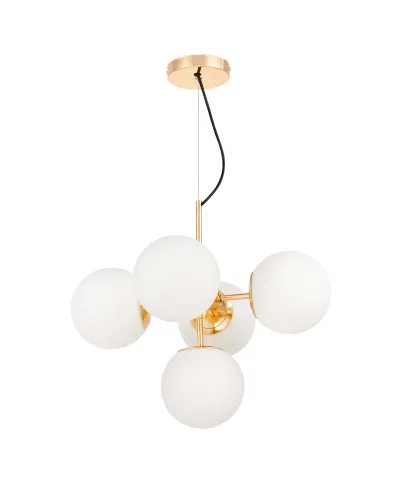 NOWOCZESNA LAMPA WISZĄCA ZŁOTA STELVIO W5