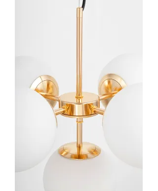 NOWOCZESNA LAMPA WISZĄCA ZŁOTA STELVIO W5