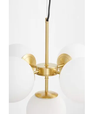 NOWOCZESNA LAMPA WISZĄCA MOSIĘŻNA STELVIO W5