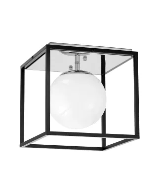 NOWOCZESNA LAMPA SUFITOWA CHROMOWANY PLAFON MALDINI W1