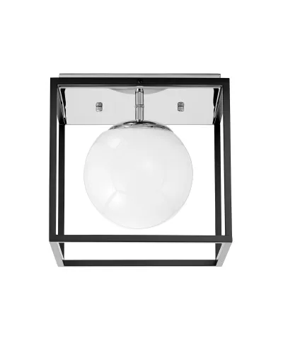 NOWOCZESNA LAMPA SUFITOWA CHROMOWANY PLAFON MALDINI W1