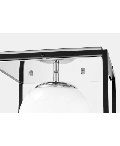 NOWOCZESNA LAMPA SUFITOWA CHROMOWANY PLAFON MALDINI W1