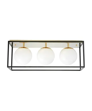 NOWOCZESNA LAMPA SUFITOWA ZŁOTY PLAFON MALDINI W3