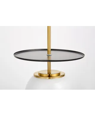 NOWOCZESNA LAMPA WISZĄCA CZARNO-MOSIĘŻNA DALTONA W1