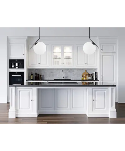 NOWOCZESNA LAMPA WISZĄCA CZARNA SORENTO D30