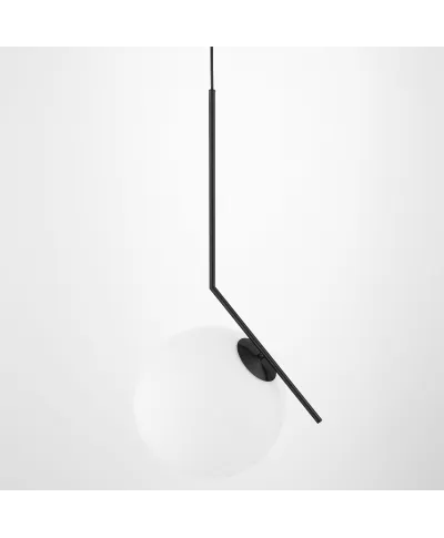 NOWOCZESNA LAMPA WISZĄCA CZARNA SORENTO D30