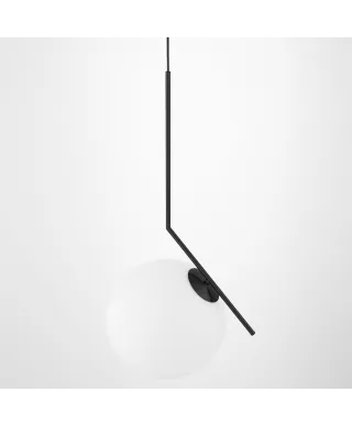 NOWOCZESNA LAMPA WISZĄCA CZARNA SORENTO D30