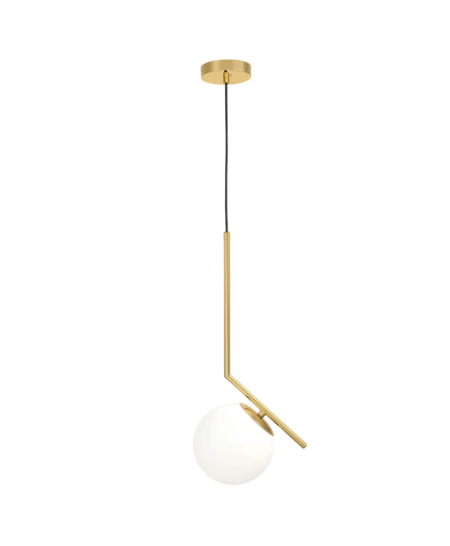 NOWOCZESNA LAMPA WISZĄCA MOSIĘŻNA SORENTO D15