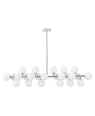 NOWOCZESNA LAMPA WISZĄCA CHROMOWANA PETRICA W24