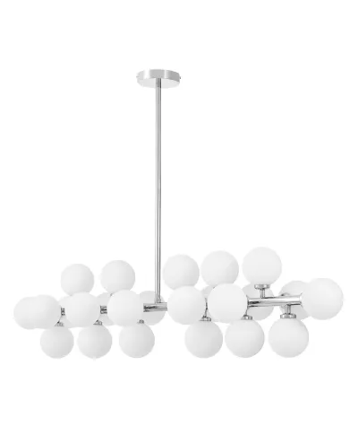 NOWOCZESNA LAMPA WISZĄCA CHROMOWANA PETRICA W24