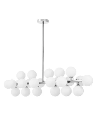 NOWOCZESNA LAMPA WISZĄCA CHROMOWANA PETRICA W24