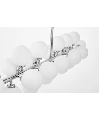 NOWOCZESNA LAMPA WISZĄCA CHROMOWANA PETRICA W24