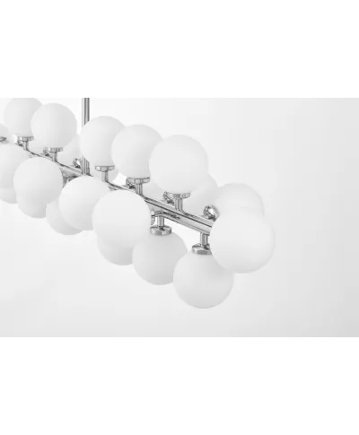 NOWOCZESNA LAMPA WISZĄCA CHROMOWANA PETRICA W24