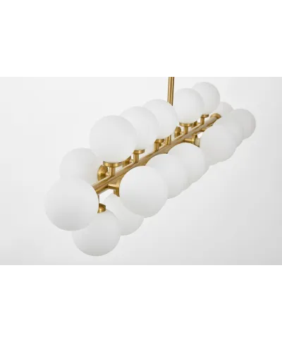 NOWOCZESNA LAMPA WISZĄCA MOSIĘŻNA PETRICA W24