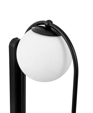 LAMPA ŚCIENNA KINKIET NOWOCZESNY CZARNY PANARI W2