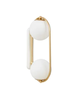 LAMPA ŚCIENNA KINKIET NOWOCZESNY ZŁOTY PANARI W2