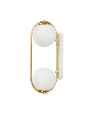 LAMPA ŚCIENNA KINKIET NOWOCZESNY ZŁOTY PANARI W2