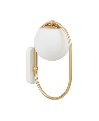 LAMPA ŚCIENNA KINKIET NOWOCZESNY ZŁOTY PANARI W1