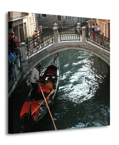 Wenecja, gondola - Obraz na płótnie