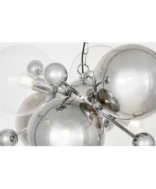 NOWOCZESNA LAMPA WISZĄCA CHROMOWANA AFRODIS W6