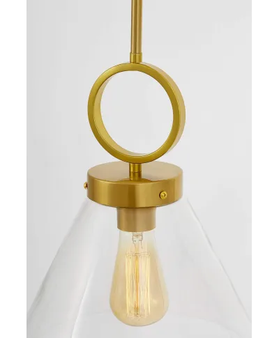 LAMPA WISZĄCA MOSIĘŻNA NOWOCZESNA FERMINI