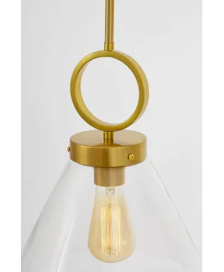 LAMPA WISZĄCA MOSIĘŻNA NOWOCZESNA FERMINI