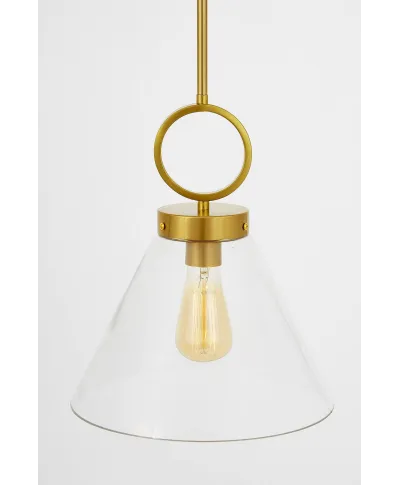 LAMPA WISZĄCA MOSIĘŻNA NOWOCZESNA FERMINI