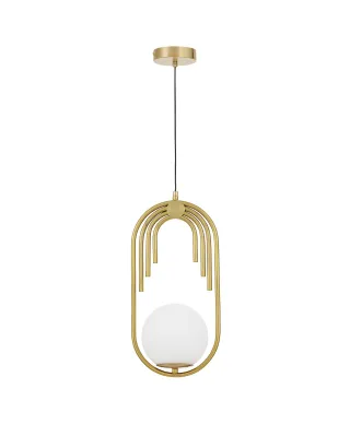 GLAMOUR LAMPA WISZĄCA BIAŁA ZANETTI D15