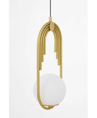 GLAMOUR LAMPA WISZĄCA BIAŁA ZANETTI D15