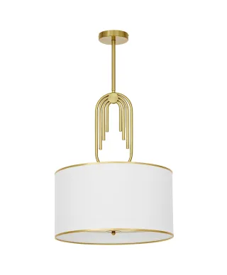 GLAMOUR LAMPA WISZĄCA BIAŁA ZANETTI TRIO