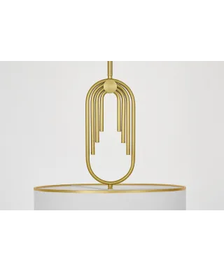 GLAMOUR LAMPA WISZĄCA BIAŁA ZANETTI TRIO