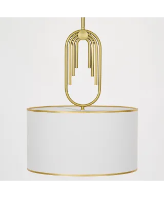 GLAMOUR LAMPA WISZĄCA BIAŁA ZANETTI TRIO