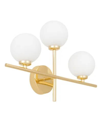 LAMPA ŚCIENNA KINKIET NOWOCZESNY ZŁOTY MARSIADA TRIO NEO