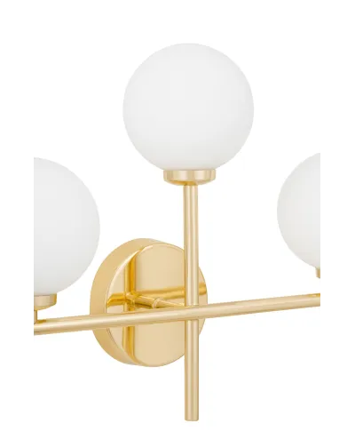 LAMPA ŚCIENNA KINKIET NOWOCZESNY ZŁOTY MARSIADA TRIO NEO