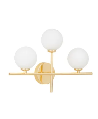 LAMPA ŚCIENNA KINKIET NOWOCZESNY ZŁOTY MARSIADA TRIO NEO