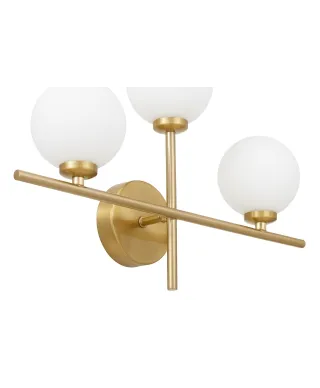 LAMPA ŚCIENNA KINKIET NOWOCZESNY MOSIĘŻNY MARSIADA TRIO NEO