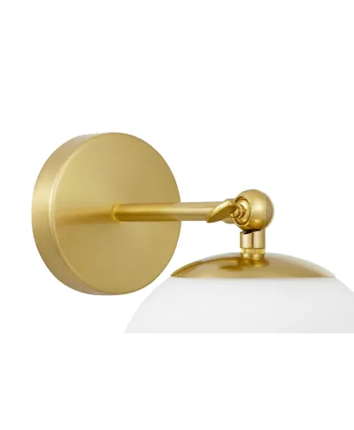 LAMPA ŚCIENNA KINKIET NOWOCZESNY MOSIĘŻNY FREDICA W1