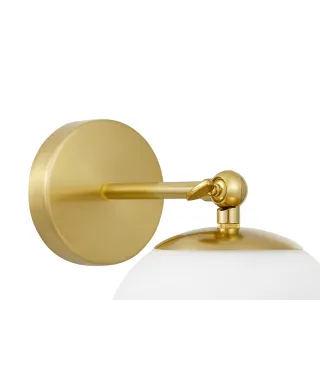 LAMPA ŚCIENNA KINKIET NOWOCZESNY MOSIĘŻNY FREDICA W1