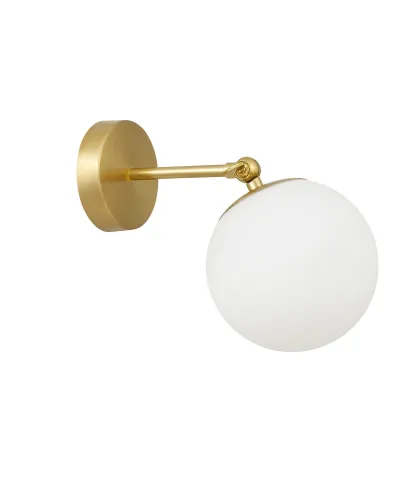 LAMPA ŚCIENNA KINKIET NOWOCZESNY MOSIĘŻNY FREDICA W1