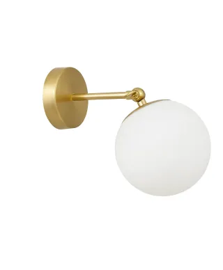 LAMPA ŚCIENNA KINKIET NOWOCZESNY MOSIĘŻNY FREDICA W1