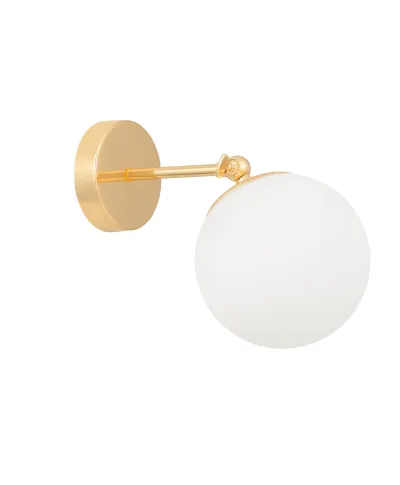 LAMPA ŚCIENNA KINKIET NOWOCZESNY ZŁOTY FREDICA W1