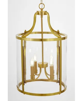 NOWOCZESNA LAMPA WISZĄCA MOSIĘŻNA ASCONA W4