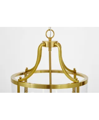 NOWOCZESNA LAMPA WISZĄCA MOSIĘŻNA ASCONA W4