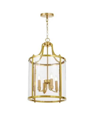 NOWOCZESNA LAMPA WISZĄCA MOSIĘŻNA ASCONA W4